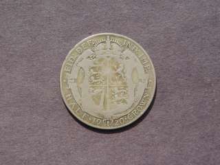 1920 ENGLAND HALF CROWN SILVER COIN  