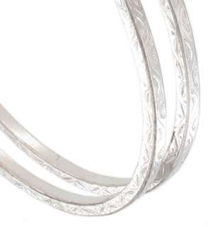   Silver Tone Upper Arm Band Bracelet Armlet Sprial Square Tube  