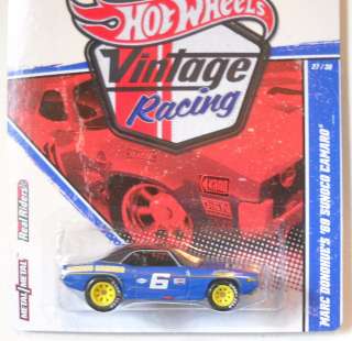 2011 Hot Wheels Vintage Racing 27/30 MARC DONOHUES 69 SUNOCO CAMARO 