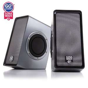  GOgroove SonaWAVE O2 USB Powered Computer Speakers with 