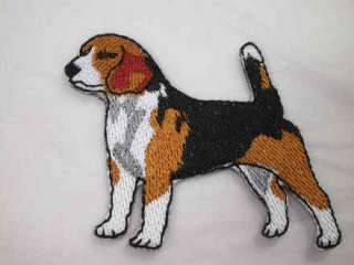 Beagle Dog Standing Pose Iron On Patch 2.25 Inch  