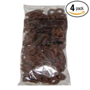 Trophy Nut Chocolate Mini Pretzels, 12 Ounce Bags (Pack of 4)  