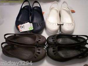 Womens Crocs Malindi Flats Sandals Slingback nwts  