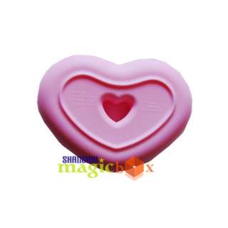 Heart Shaped Love Soap Dish Holder Pink White Gift New  