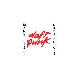 6 High   Red   Daft Punk Vinyl Decal 