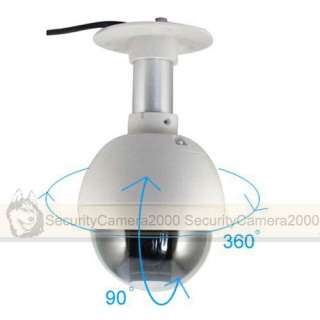 480TVL 1/3 Sony CCD Mini PTZ 4inch Dome Outdoor Waterproof Camera Vari 