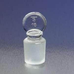  PYREX No.13 Solid Glass Pennyhead Standard Taper Stoppers 