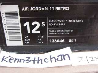 2000 Air Jordan 11 XI Retro Space Jam Sz 12.5 iii iv vi viii ix 2001 