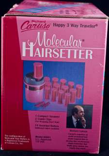 Richard Caruso MOLECULAR HAIRSETTER Happy 3 Way Traveler System H001 