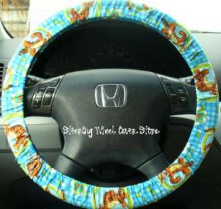 Car Truck Universal Grip Steering Wheel Cover Blue Tigger The Tiger 