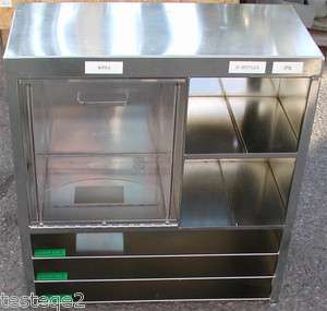  Stainless Steel Cleanroom Supply Storage Cabinet 27 ½ x26x12  