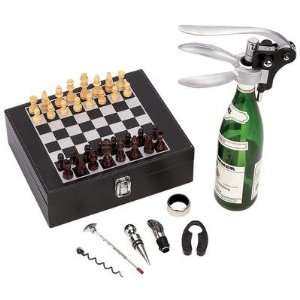  Wyndham House Wine Opener and Chess Set