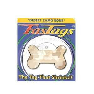  FasTags Desert Camo Bone Do it yourself Pet ID Tag