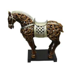 21 Brown Chuwar Resin Horse Statue II