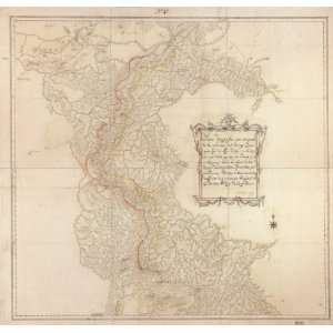  1780s map Rio Grande do Sul, Brazil