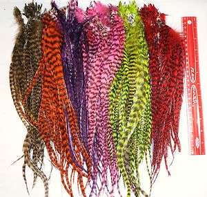   Rooster Feather Hair Extension ♥TOP QUAILITY ♥ SUPER LONG  