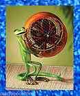 NEW Gecko Decorative Metal Accent Electric Table Fan  