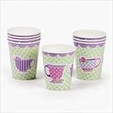 RTD Auctions   8 pack of Tea Party Paper Cups