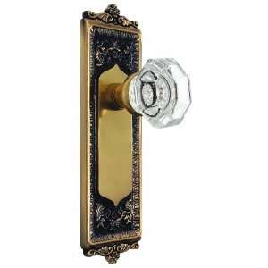 Nostalgic Warehouse 704865 Egg and Dart Antique Brass Privacy Mortise