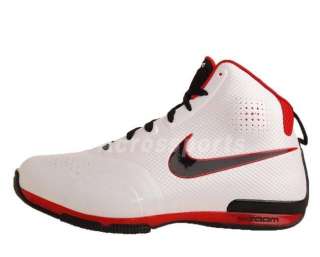 Nike Zoom BB 1.5 White Black Red Hyperfuse 2011 Basketball Shoes 