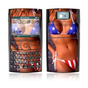  Samsung BlackJack 2 Skin Decal Sticker   US Flag Bikini 