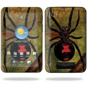   Vinyl Skin Decal Cover for Samsung Galaxy Tab 7 Tablet   Black Widow