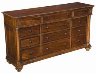 Thomasville Furniture Fredericksburg 12 Drawer Triple Dresser Bedroom 