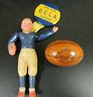 VINTAGE JAPAN FOOTBALL PLAYER TOY CELLULOID DOLL PAIR  