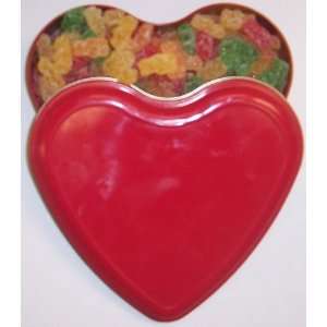 Scotts Cakes Sour Gummie Bears in a Heart Shape Tin  