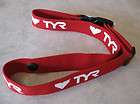 TYR Adjustable Race Belt w/clasp   universal fit   RED   no safety 
