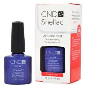  CND Shellac PURPLE Gel UV Nail Polish 0.25 oz Manicure 