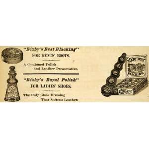  1883 Ad Bixby Royal Polish Shoe Boots Leather Fashion 