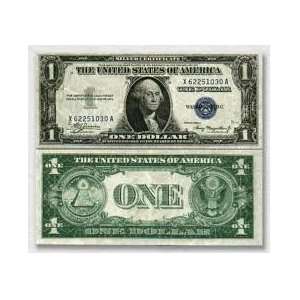  Series 1935 $1 Silver Certificate Blue Seal Old Rare US 