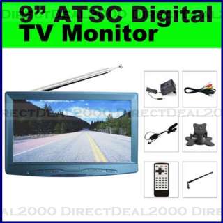 New 9 Portable TFT LCD ATSC Digital TV Monitor for USA  