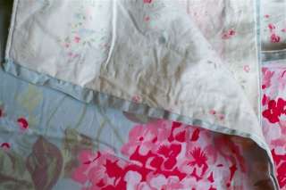 Simply Shabby Chic Pink Hydrangea Roses Twin Duvet Cover
