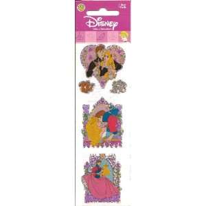  Disney Sleeping Beauty Princess Sparkle Scrapbook Stickers 
