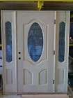 Yesquero Solid Wood Hurricane Entrance Door   Brand New