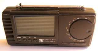   Oregon Professional Scientific Travel Alarm Setting Clock Radio  