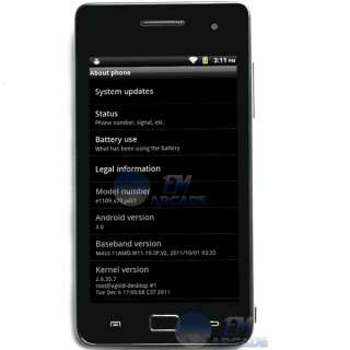 Unlocked 4.1 Android 3.0 Dual SIM 3G WIFI GPS TV Smart phone A9100