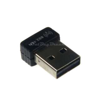 150M WIFI WIRELESS N WLAN Nano mini USB Network Card Adapter For 