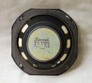 Sansui S 133 midrange speaker driver (4 available)  