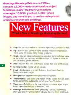 MS Greetings Workshop 2.0 Deluxe PC CD Hallmark cards  