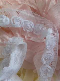   Organza Roses Ribbon~1yd~Vintage Trim~Tulle~4 Colors~Maya Road  