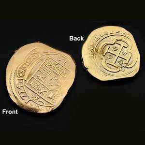  356 05 Spanish 8 Escudos Gold Coin Replica