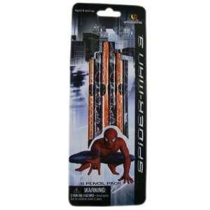   Comics 6pk Spiderman Pencil Pack   Spiderman Pencils Set Toys & Games