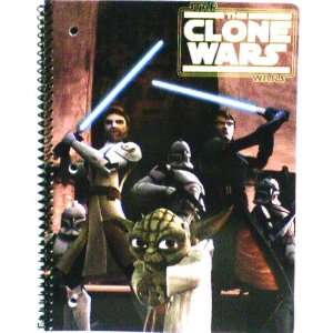  Star Wars Clone Wars Spiral Notebook Set (2 Per Set 