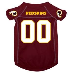 Washington Redskins NFL Pet Dog Maroon Jersey Shirt L  
