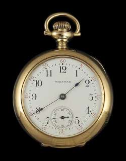   Quality 1906 Antique Edwardian Waltham 14K Gold Ladies Pocket Watch