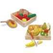   New Melissa & Doug Wooden Cutting Food Value Pack Play Food Set Fruits