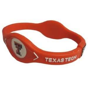 Texas Tech Red Raiders Bracelet Wristband RED & WHITE (Medium, 7.5 